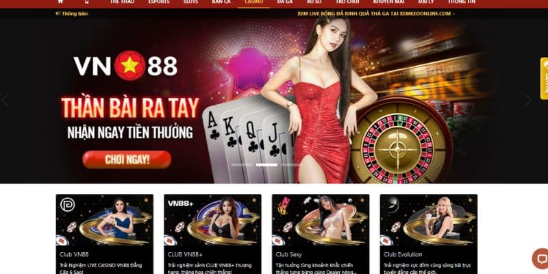 Hình thức cá cược casino với mức tiêu thưởng thú vị 